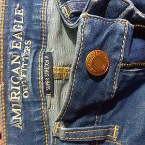 American Eagle blue jeggings